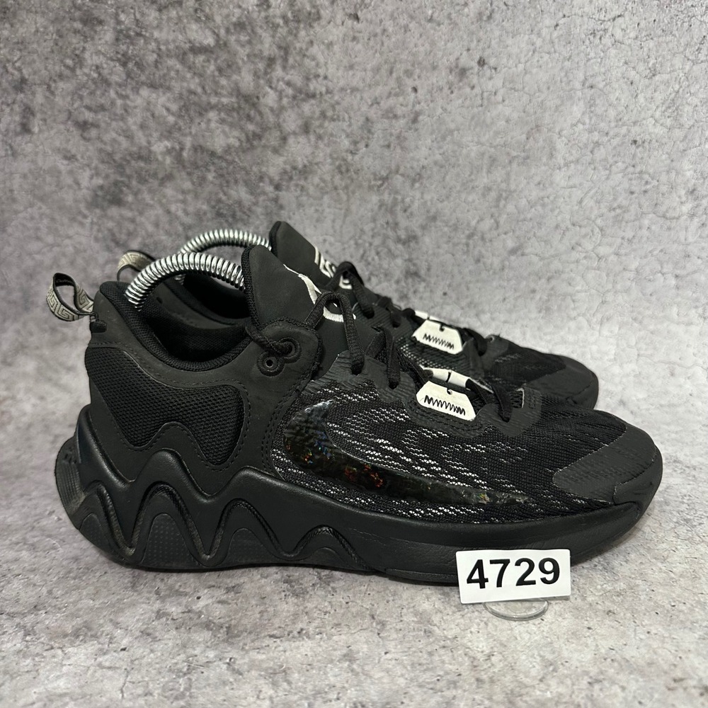 Nike Giannis Immortality 2 GS Kids 5.5Y Black Basketball Shoes DQ1943-003 Low